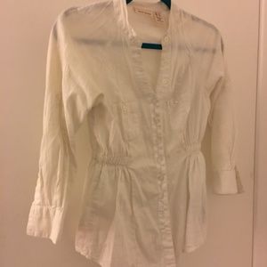 DKNY Jeans Fitted Blouse Small